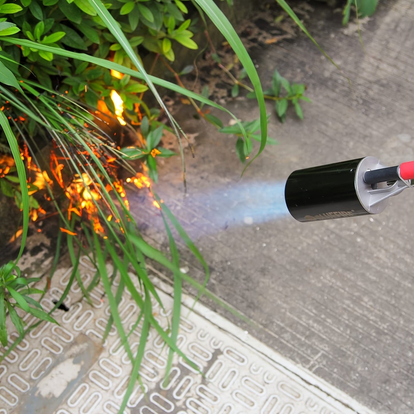 Propane Weed Torch | Flame Weeder Ice Melter Outdoor Roof Driveway