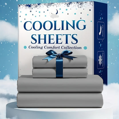 Bed Sheet Set Soft Breathable Cooling Microfiber Fitted & Flat Sheets with Deep Pockets – Wrinkle Free Hotel Luxury Bedding in Multiple Colors & Sizes