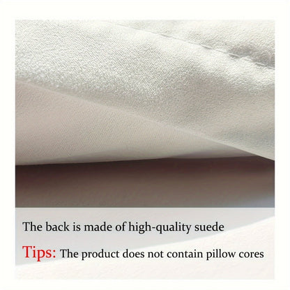 Heart-Shaped Plush Decorative Pillow Cover in Red or Pink with 16.93- and 17.72-Inch Size Options