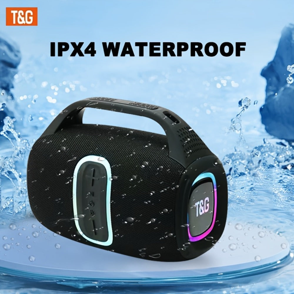 Portable Bluetooth Speaker TG674 with 30W Output, IPX4, 3600mAh Battery, TWS, Subwoofer and Handle