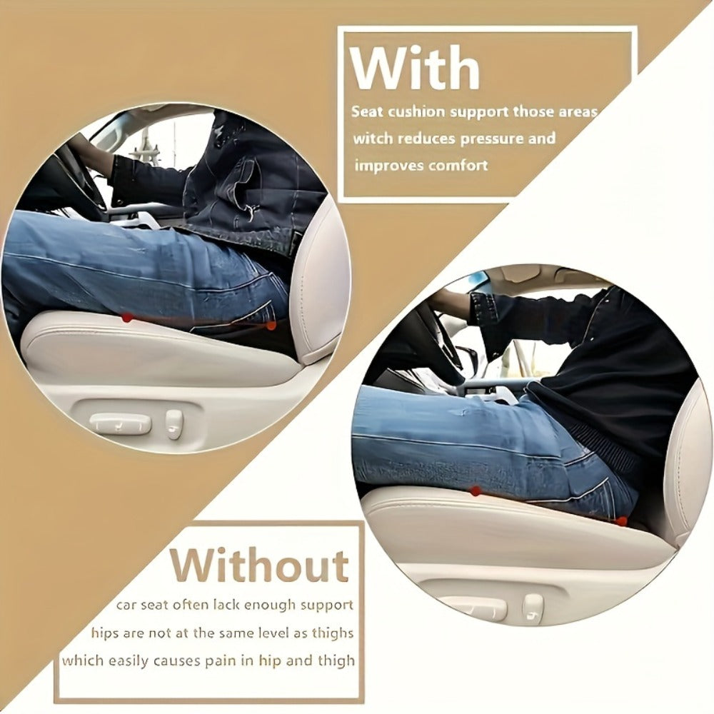 Car Lumbar Support Pillow Memory Foam – Driver Back Support Cushion for Car Seat, All-Season Multifunctional Lumbar Cushion for Lower Back Pain Relief, Office Chair & Home Use, Great Gift Idea
