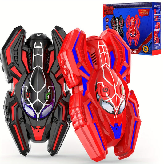 Spider Walkie Talkies for Kids 2-Pack – 2-Way Radio Toy, Ergonomic Grip, Push-to-Talk, Lanyard Hole, Ages 3-12 Boys & Girls, Birthday Valentine’s Easter Halloween Christmas Thanksgiving Gift
