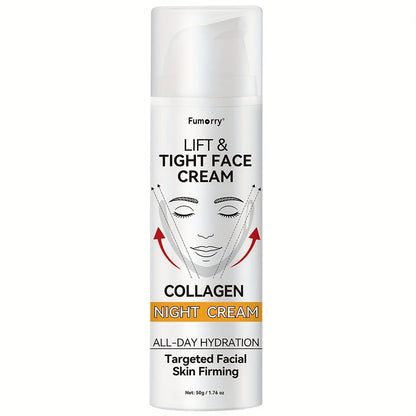 50 g Snail Mucin and Collagen Night Cream for a Daily Evening Moisturizing Facial Skin Care Routine