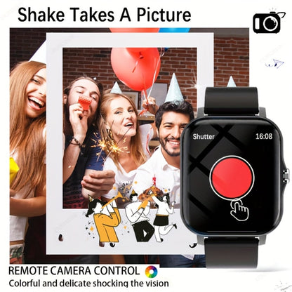 Smartwatch 1.83 Inch Fitness Tracker with Dual TPU Straps, Calling and Multi-Sport Records