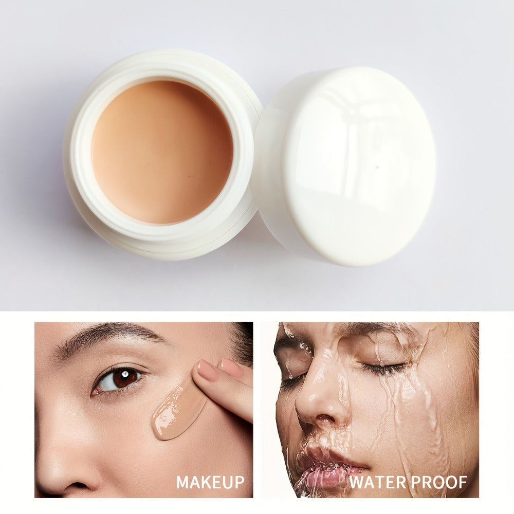 Three-Piece Cream Concealer Pot Set with Style 1, Style 2 and Style 3 Shades for Face Makeup Blending