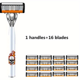 1 handle + 16 blades