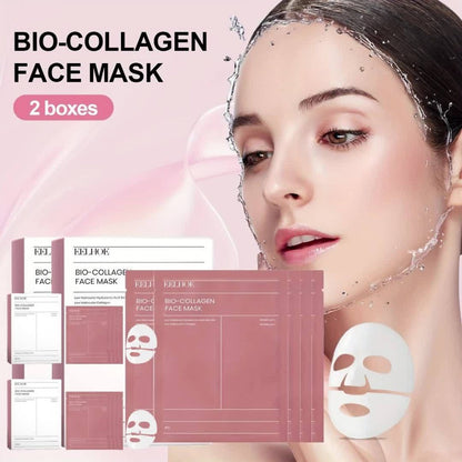ROZINO Collagen Sheet Mask 36-Piece Set with Three 12-Count Boxes and Individually Packed Masks