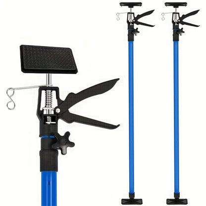 Adjustable Steel Support Rods for Drywall & Cabinet Installation, Extendable Construction Support Poles 19.7"-45.3" / 45"-114", Manual Lifting Tool Height Adjuster for Home Renovation, 2PCS & 4PCS Sets