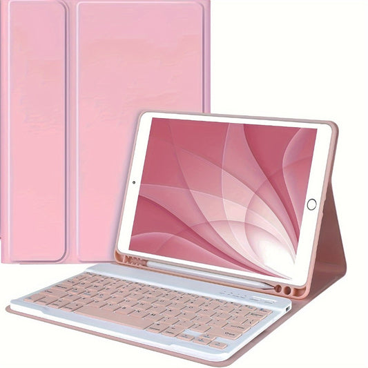 iPad Detachable Magnetic Keyboard with Touchpad – Compatible with iPad Air 11 M2 2024, iPad Pro 11", Air 4/5 10.9", iPad 10th Gen, iPad 7/8/9 10.2" | Type-C Charging, US Layout | Black, Blue, Pink