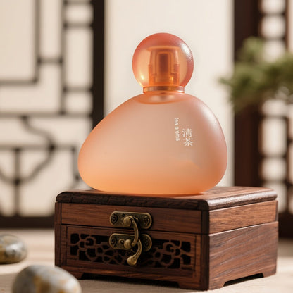 Eau de Toilette White Tea, Jasmine and Peach Fragrance for Women in Four Colored Bottle Styles