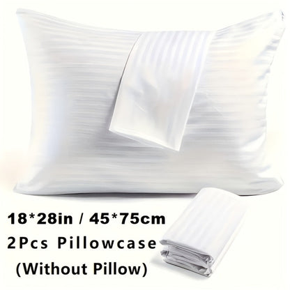 Two-Pillow Contoured Neck Pillow Set in Gray or Blue with 60 x 40 cm Pictured Size and Pillowcase-Only Option