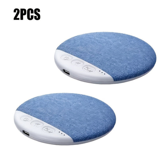 Sleep Pillow Speaker Wireless White Noise Machine with Rain Ocean Sounds, 2-Pack Lightweight 49g Sleep Headphones, 7-Day Battery Life, Auto Shut-Off Timer for Better Sleep