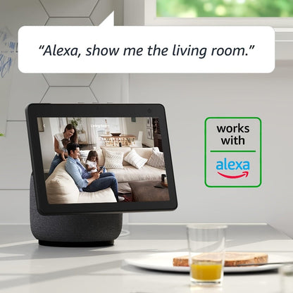 Indoor Security Camera 2-Pack with 3MP Video, Color Night Vision, Two-Way Audio and 2.4GHz WiFi