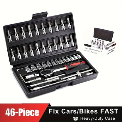 Multi-Configuration Home Repair Tool Kit with Storage Case in 46-, 53- or 1000-Piece Checkout Options