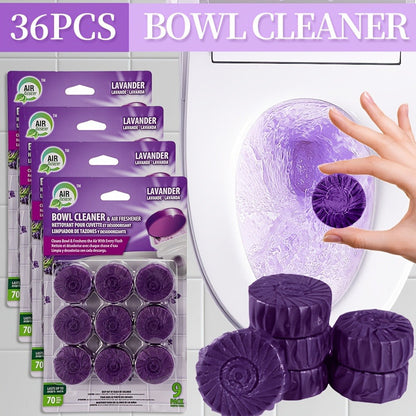 Mesh-Wrapped Toilet Bowl Cleaner Tablets in Fresh Linen, Lavender, Pine or Mixed 9- and 36-Pack Options