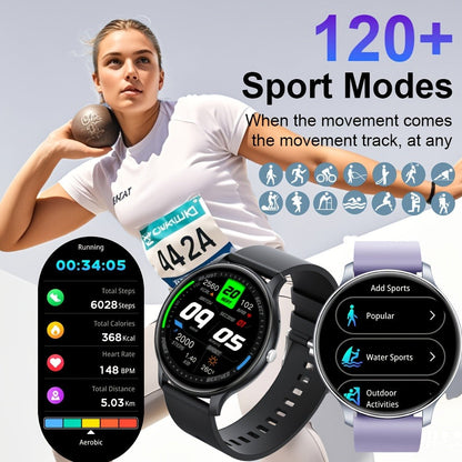 Smartwatch Fitness Tracker with IP68 Rating, SIM-Free Calling, Music and 100+ Sport Modes in Blue