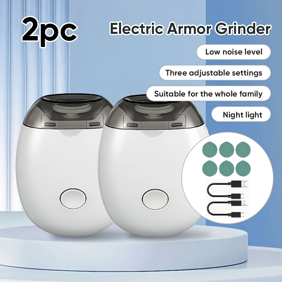 Electric Nail Trimmer with LED Light & 3 Speeds, Nail Clipper for Seniors, Adults & Thick Toenails