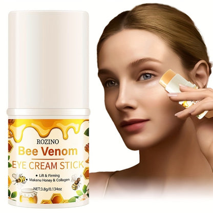 Bee Venom Collagen Under Eye Cream 3.8g — Instant Lifting Deep Moisturizing for Dark Circles Puffiness Fine Lines Wrinkles Hypoallergenic Anti-Aging Eye Treatment All Skin Types Women Men