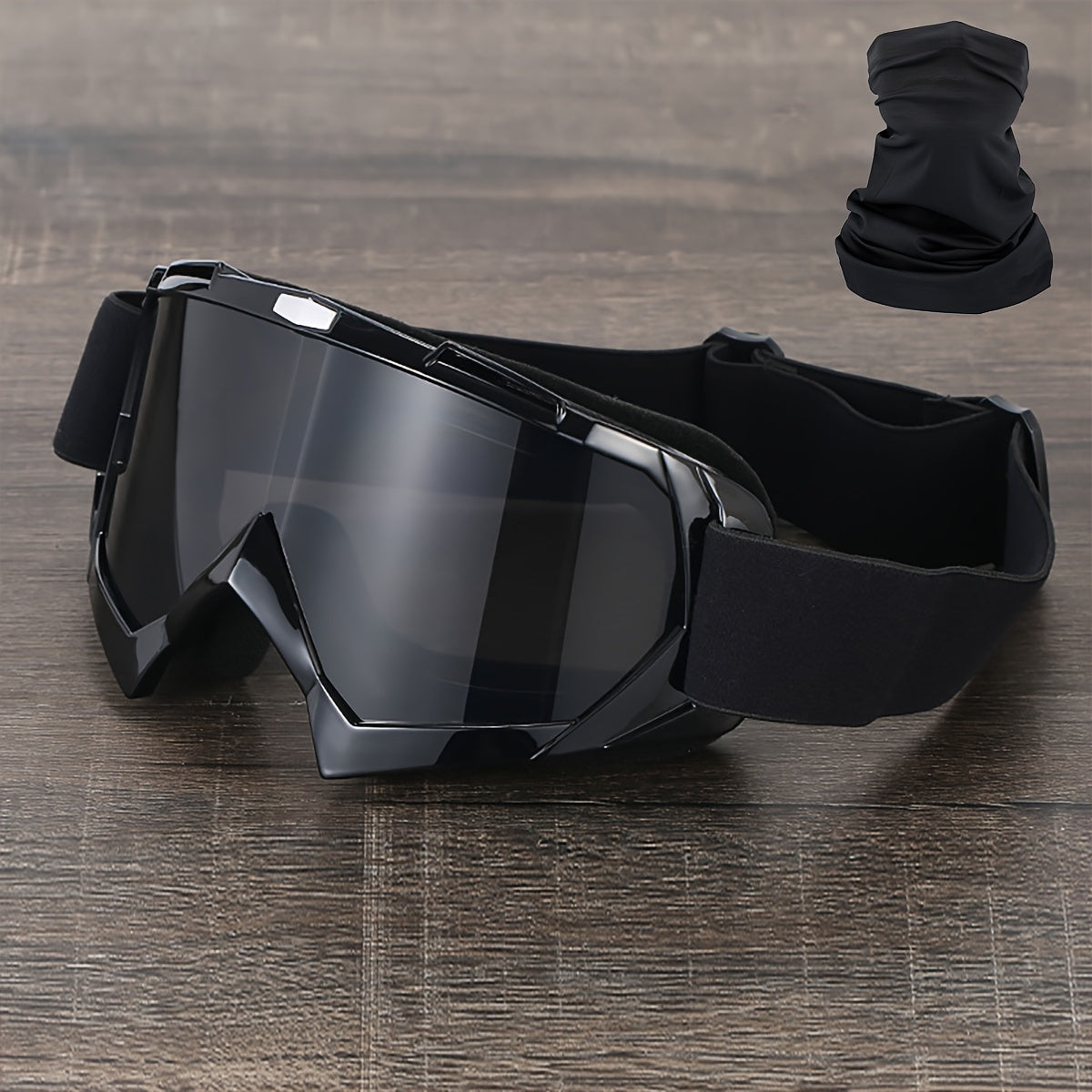 Thirty-Style NAFEIB Ski Goggle and Matching Headwear Set with Mirrored, Clear, Silver and Gray Lens Options