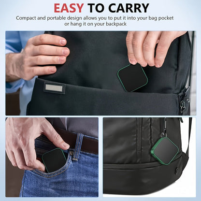 Portable Watch Charging Case with Carabiner, Square Magnetic Cradle and Six Color Checkout Options