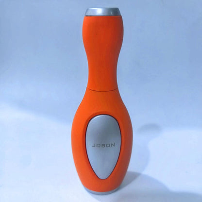 Bowling Ball Lighter Novelty Metal Torch Refillable Windproof Direct Inject Butane Igniter for Camping Grilling BBQ Candles Gift Decoration Silver White Orange Black Blue
