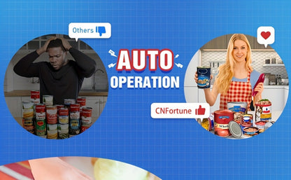 Cordless One-Touch Can Opener in Two Models: Black Big Helper or Red Master Opener Selection