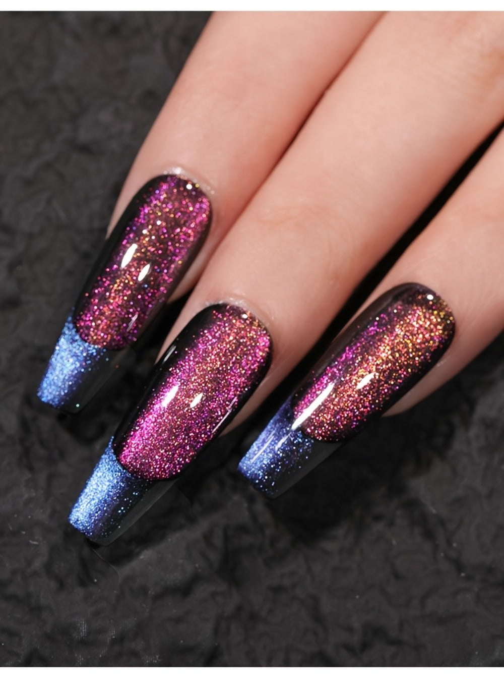Gel Nail Polish Set with XEIJAYI Label, 8 Magnetic Cat Eye Colors, 0.51oz Bottles and Magnet Tool