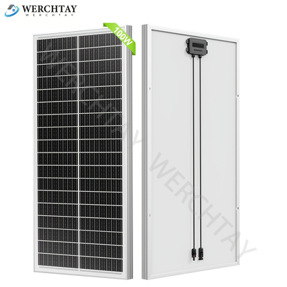 Two-Piece 400W Total Solar Panel Kit with 200W Modules, 148 x 67 cm Frames and PV Cables Pictured