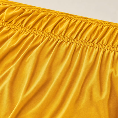 Bed Skirt Elastic Wrap Around Ruffle - 15 Inch Drop Microfiber Dust Ruffle, Adjustable No-Lift Fit, Fade Resistant Machine Washable, Hotel Quality Bedskirt for Twin Full Queen King, 30 Colors