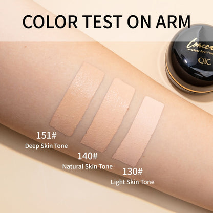 Two-Piece Concealer Cream Set with Matte Finish and Buildable Coverage for Spots and Everyday Face Makeup