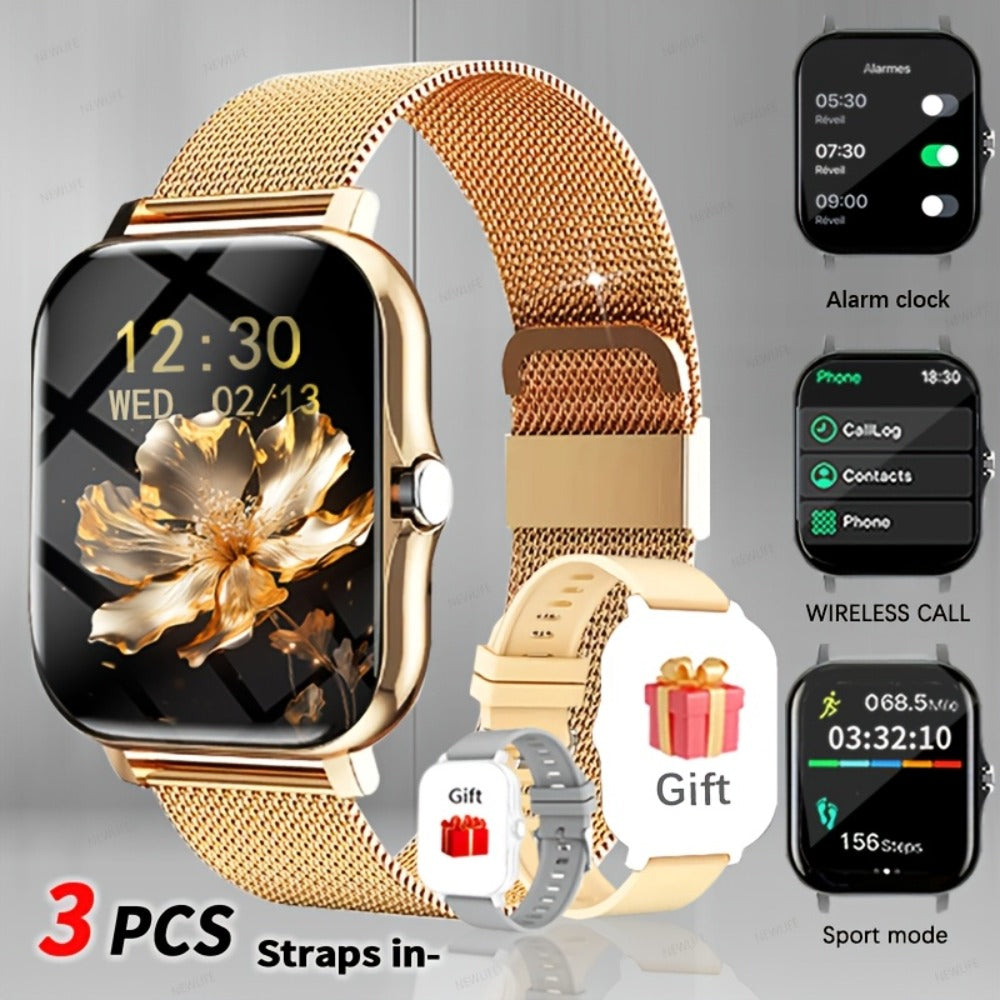 Smartwatch – for Men Women with Bluetooth Calling, 1.83" Full Touch Screen Large Dial, Weather Notification, Sports Tracker & Pedometer…