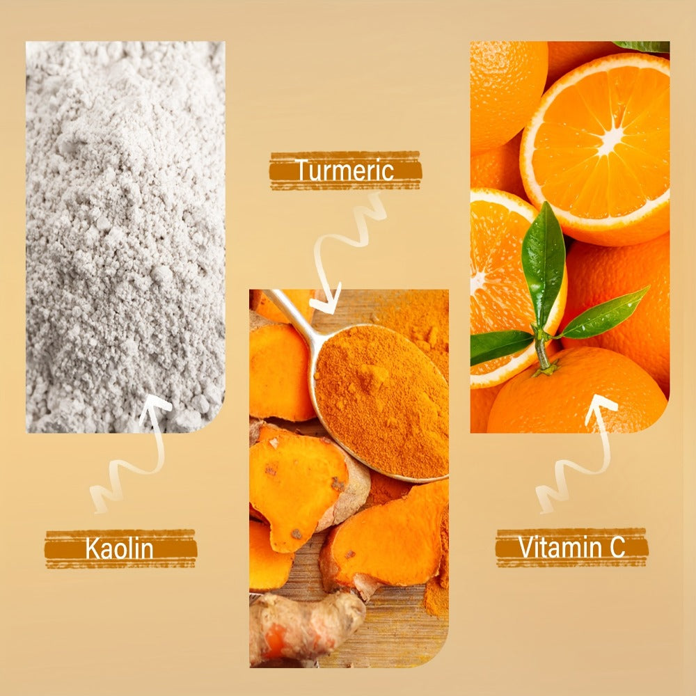 Turmeric Vitamin C Mud Mask 100ml - Deep Cleansing Pore Minimizer Brightening Firming Moisturizing Face Mask, Dark Spot Remover Radiant Skin Weekly Skincare for Women
