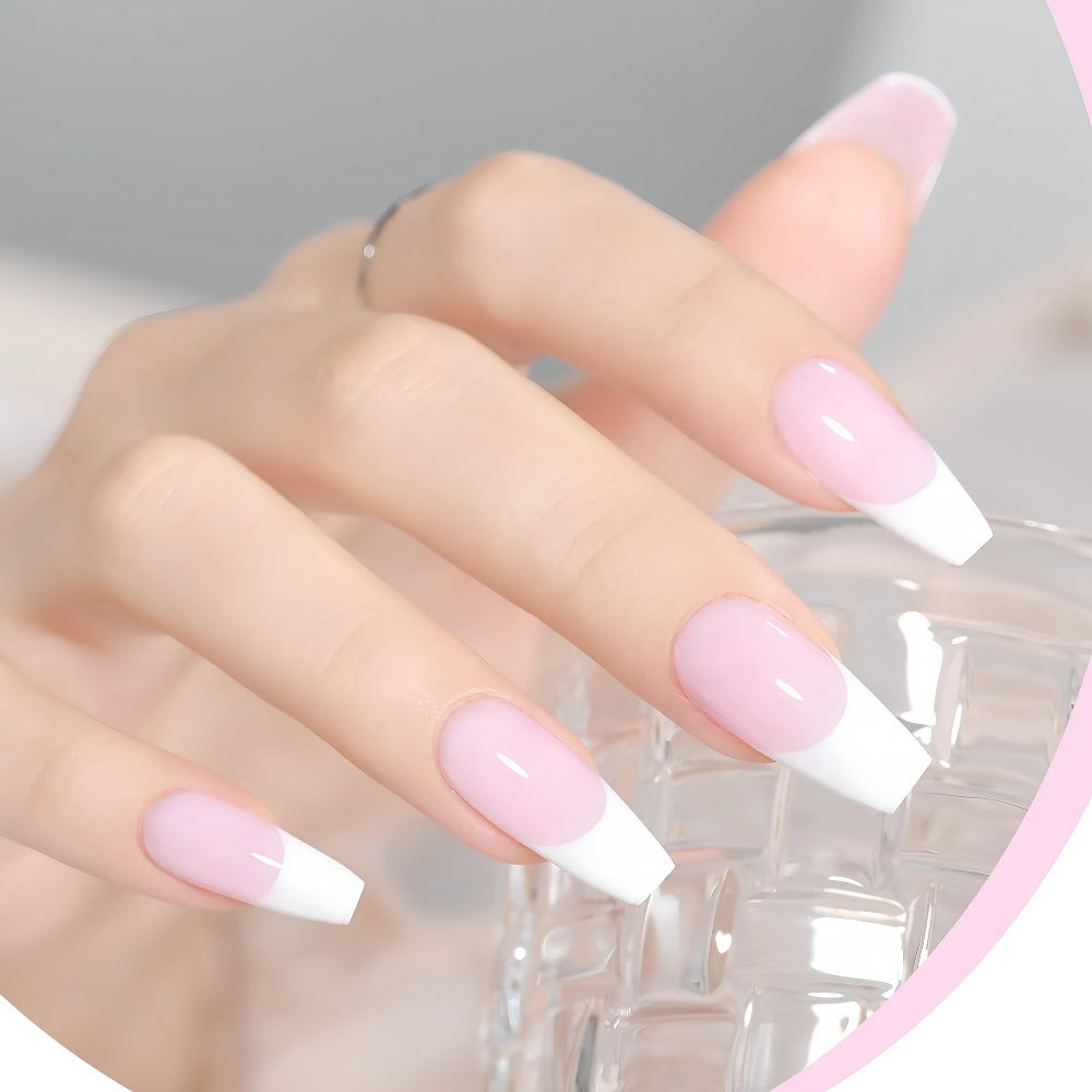Gel Nail Polish MISS MISIDY in 16ml Baby Pink with Self-Leveling Finish and UV/LED Cure for Manicures