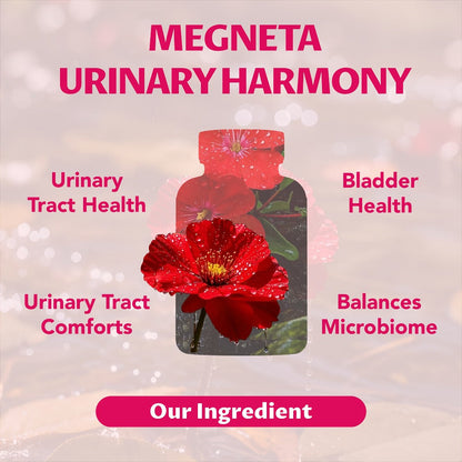 Dietary Supplement Capsules with Megneta Label, D-Mannose, Hibiscus, Cranberry and 60 Count