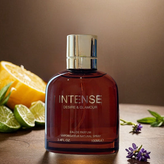 Men's Perfume Intenso Eau de Parfum 3.4 oz with Lavender, Basil and Fresh Aquatic Fougère Notes