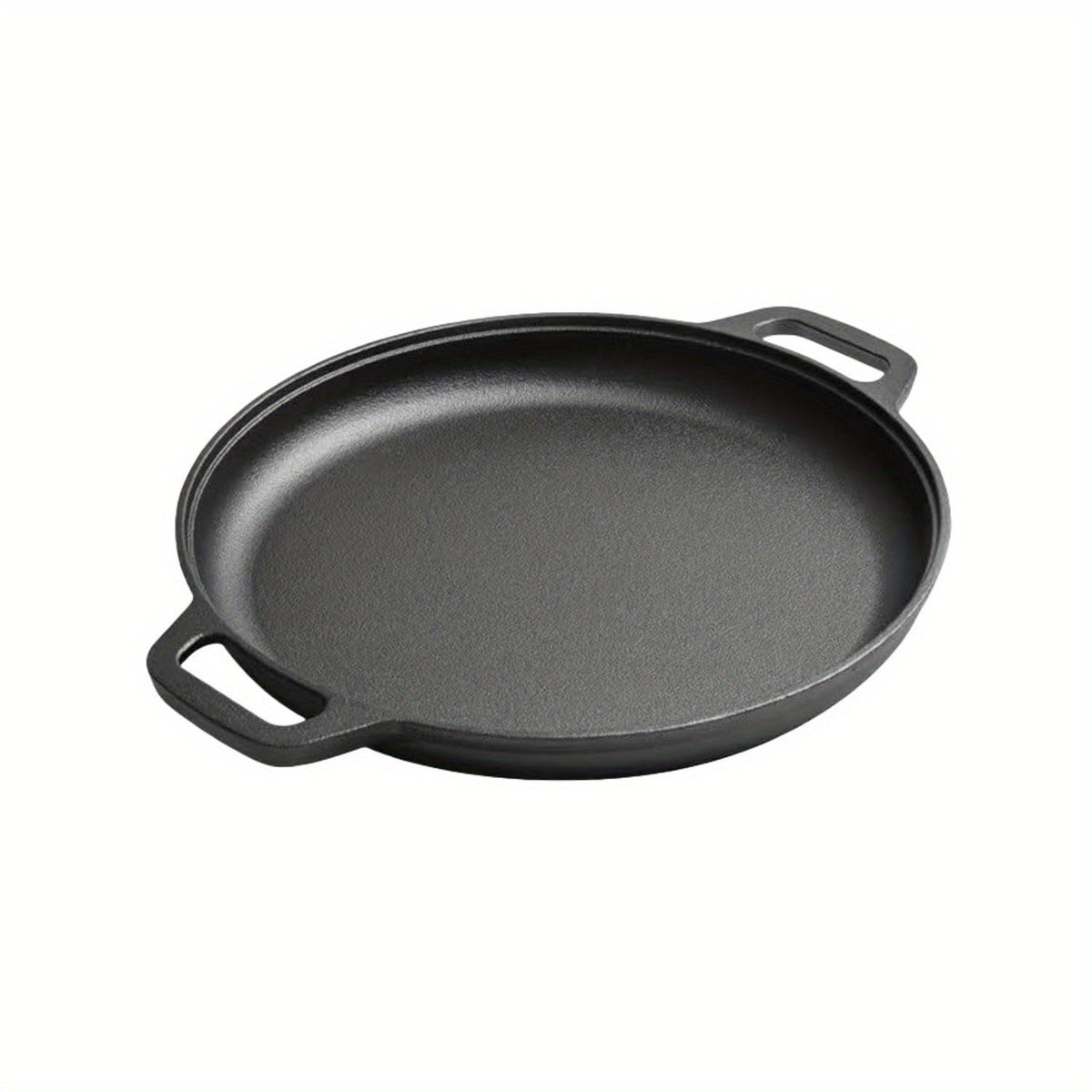 Pre-Seasoned Cast Iron Pan Set - Non-Stick Multifunctional Skillet for Pizza Home Kitchen Outdoor Cooking