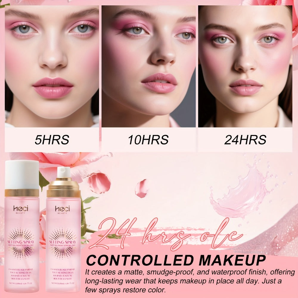 Three-in-One Makeup Setting Spray for Priming, Hydrating and Setting an Everyday Makeup Look