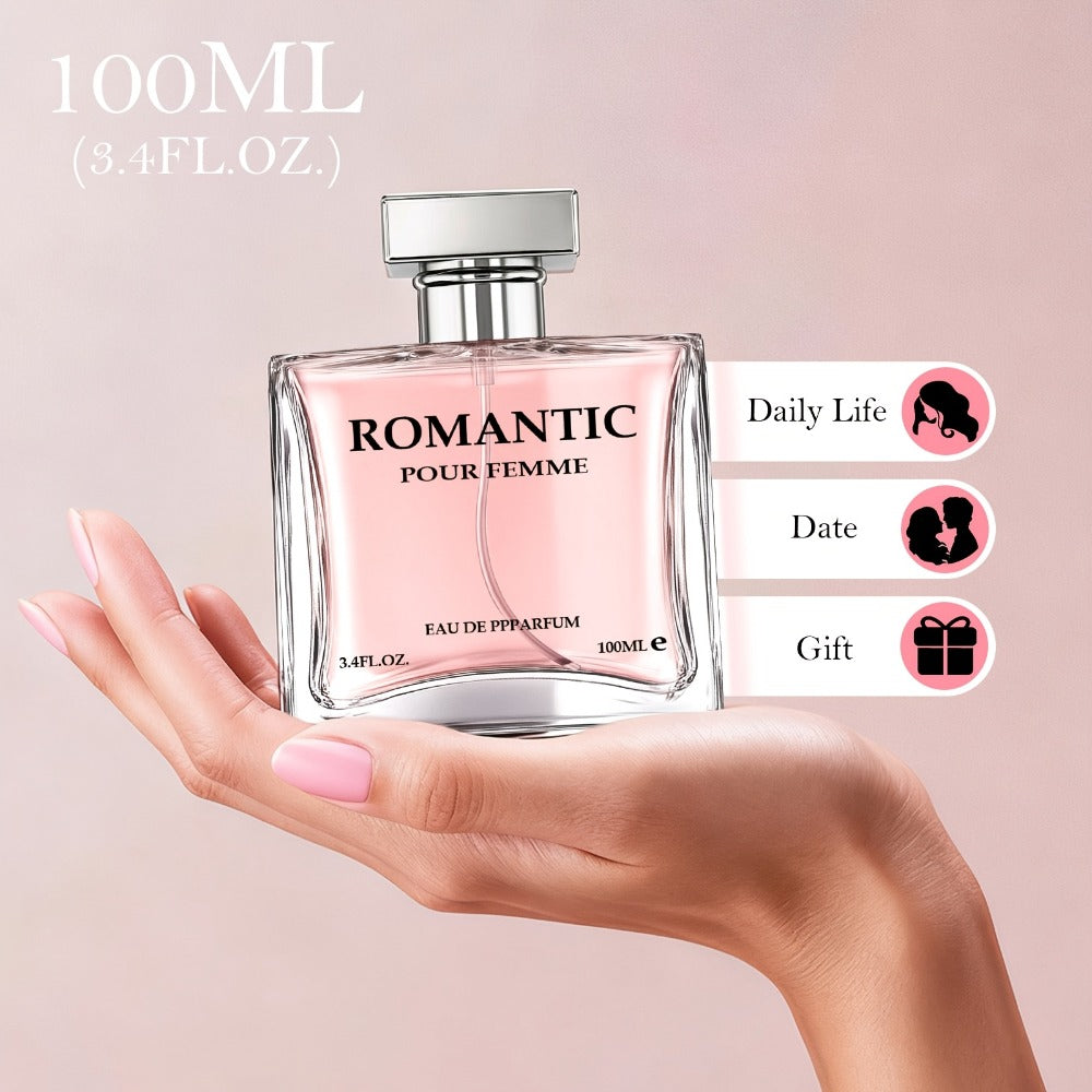 Pheromone Perfume for Women 2-Pack 6.76oz Long Lasting Floral Citrus Eau de Parfum | Rose Chamomile Lemon Lily Violet Musk | Office Dating Gift Set for Her