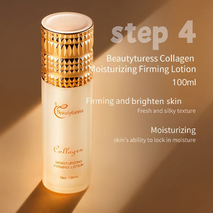 Skincare Set with Beautyluress Label, 14 Collagen Hyaluronic Acid and Niacinamide Product Pieces