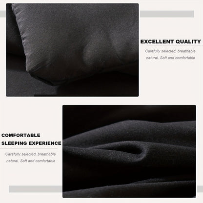 Comforter Set Soft Breathable Microfiber Bed in a Bag with Fitted Sheet Flat Sheet Pillowcases & Shams – All Season Fluffy Checkered Bedding Set Twin Full Queen King