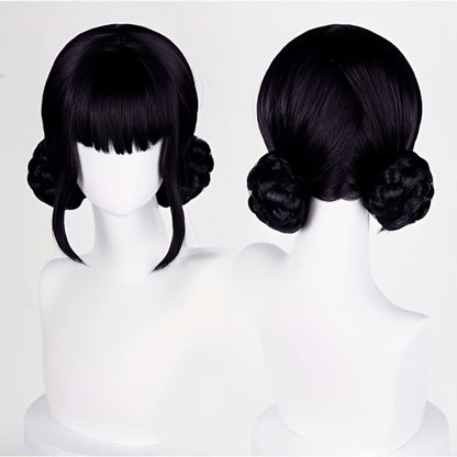 K-Pop Cosplay Wig Long Straight 30 Inch – Korean Idol Costume Hair for Halloween, Anime Convention & K-Drama Character Dress Up, Rose Red, Purple & Black Purple Colors for Women & Girls