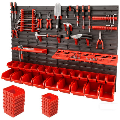 Tool Organizer Set – Multi-Functional Wrench, Screwdriver, Drill Bit & Hammer Storage Rack | Garage Tool Organizer Wall Mount for 39/69 Piece Tool Sets | Workshop Tool Holder Gift for Men & DIY Enthusiasts