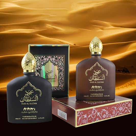 Men's Cologne Arabic Dubai Oud Eau de Parfum — Long Lasting Woody Floral Fruity Fragrance 3.38 oz | Middle Eastern Scent for Date Night, Office & Gifting