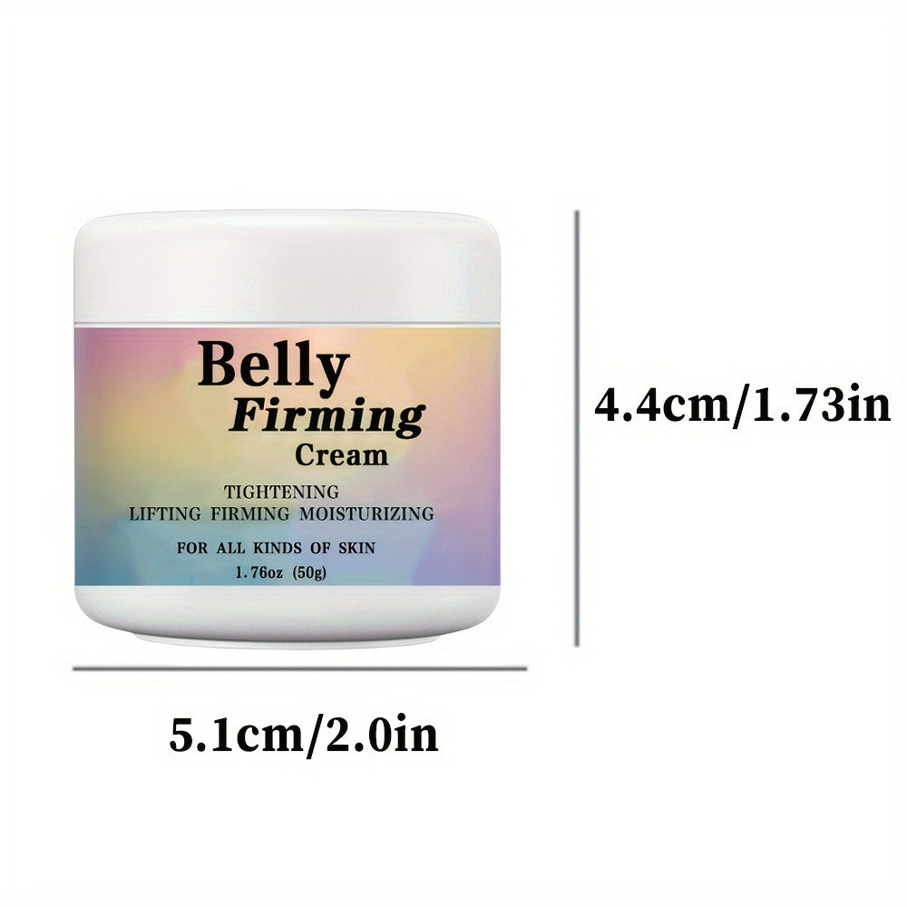 Body Cream 50g Jar with Caffeine Shea Butter Vitamin E and Macadamia Oil for External Belly Arm and Body Use