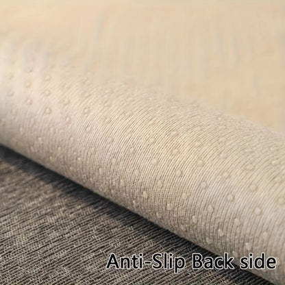 Sofa Cover, Chenille Bohemian-Style Couch Pad in Three Colors with Armrest and One-to-Four-Seat Sizes