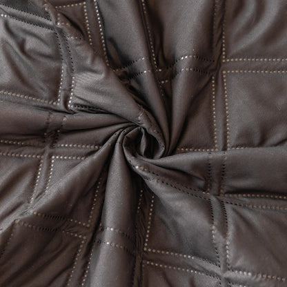 Sofa Cover Three-Piece Soundwave Embossed Set with Sofa Panel, Two Armrest Covers and Anti-Slip Mat