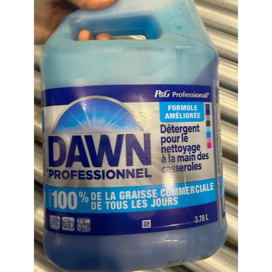 Dawn Professional Dish Soap 1 Gallon 134 fl oz - Heavy Duty Commercial Strength Liquid Dish Detergent, Grease Cutting Formula for Pots, Pans, Dishes & Kitchen Surfaces, Restaurant & Home Use