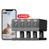 4 PACK Black Camera