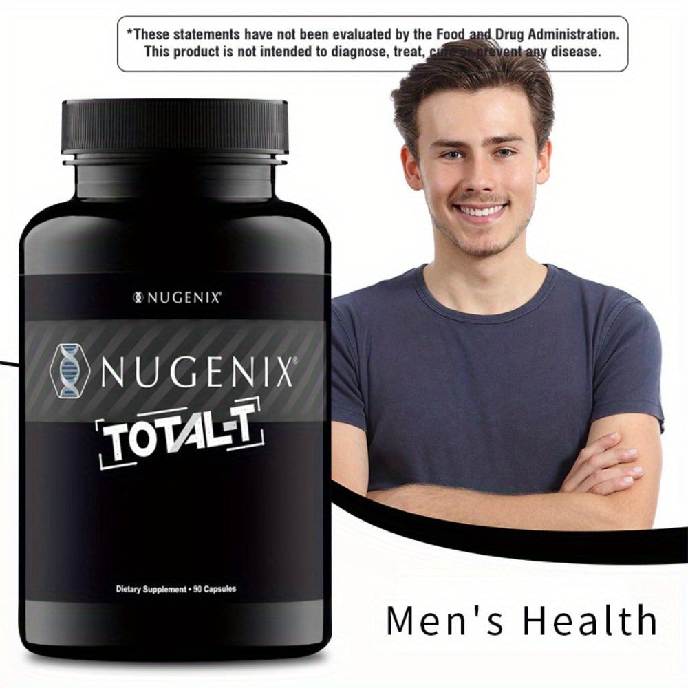 Nugenix Total-T Capsule Supplement, Two-Bottle Package with 30 Labeled Three-Capsule Servings per Bottle