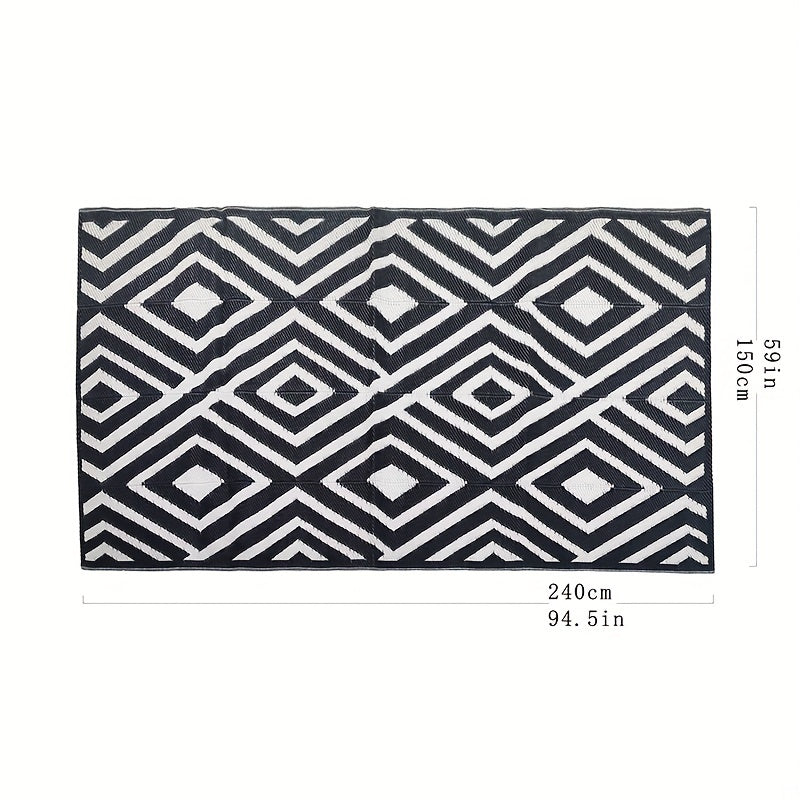 Outdoor Mat | Reversible Foldable Polypropylene RV Camping Patio Large